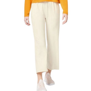 FWD Women's Cream Wall Day Cropped Wide Leg Pant Sz S NEW